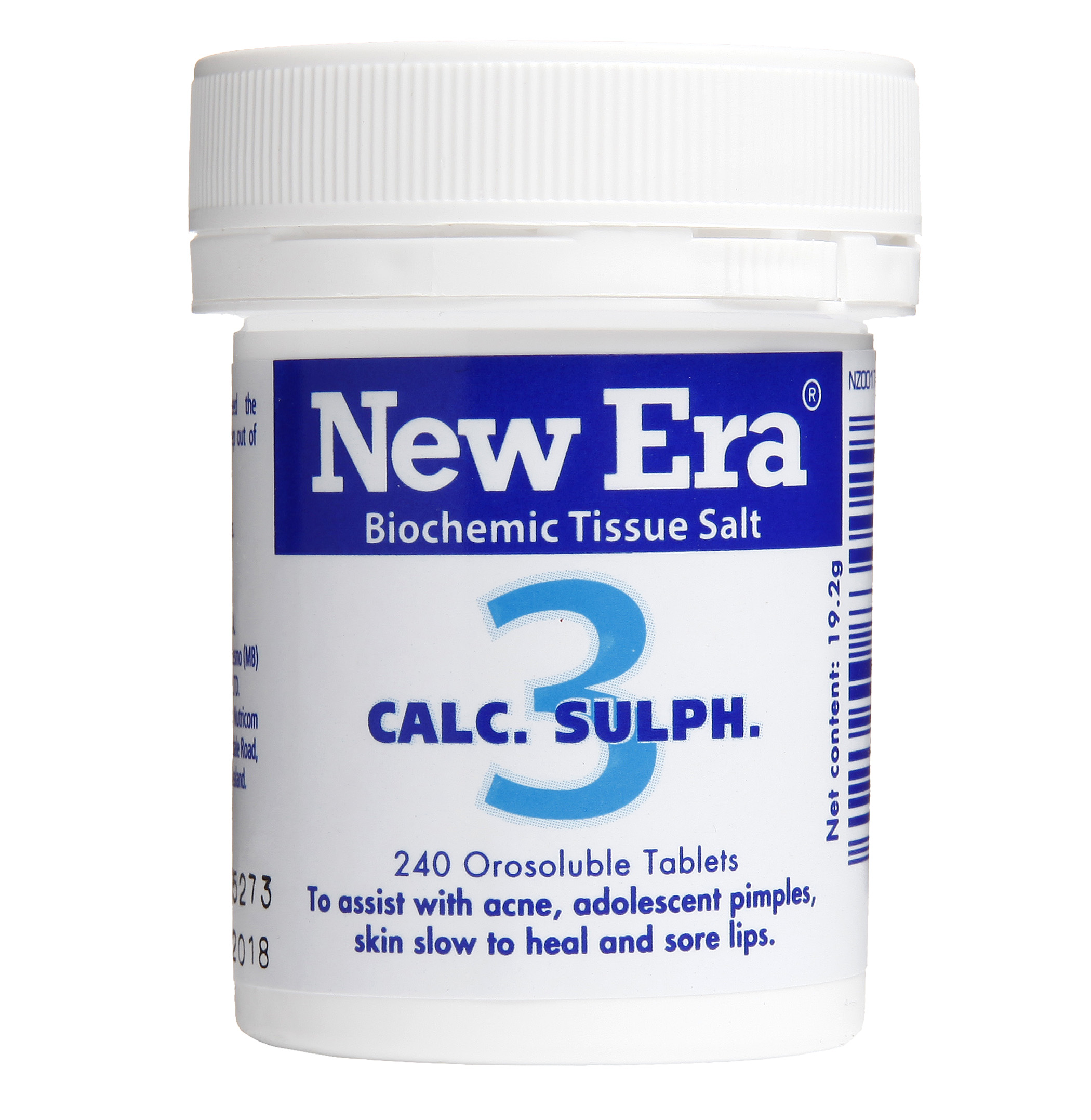 New Era Tissue Salt Calc. Sulph. #03 - Natures Cleanser